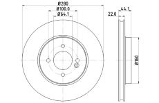 Brzdový kotouč HELLA 8DD 355 113-751