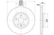 Brzdový kotúč HELLA 8DD 355 118-831