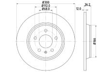 Brzdový kotouč HELLA 8DD 355 113-931