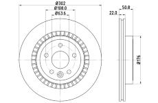 Brzdový kotouč HELLA 8DD 355 116-191