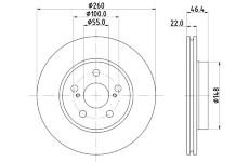 Brzdový kotúč HELLA 8DD 355 135-141