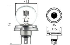 żiarovka pre hlavný svetlomet HELLA 8GD 002 088-071