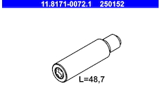 Vodicí čep, brzdový třmen ATE 11.8171-0072.1