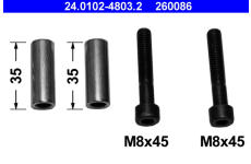 Sada vodicích pouzder, brzdový třmen ATE 24.0102-4803.2