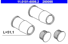 Sada vodicích pouzder, brzdový třmen ATE 11.0101-6006.2