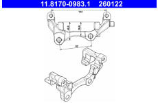 Držák, brzdový třmen ATE 11.8170-0983.1