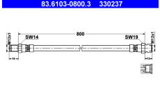 Brzdová hadice ATE 83.6103-0800.3
