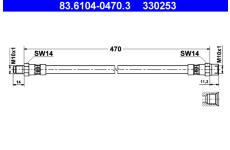 Spojková hadice ATE 83.6104-0470.3