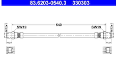 Brzdová hadice ATE 83.6203-0540.3
