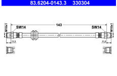 Brzdová hadice ATE 83.6204-0143.3
