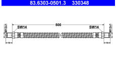 Brzdová hadice ATE 83.6303-0501.3
