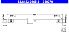 Brzdová hadice ATE 83.6123-0465.3