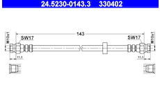 Brzdová hadice ATE 24.5230-0143.3