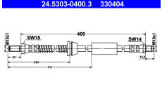 Brzdová hadice ATE 24.5303-0400.3
