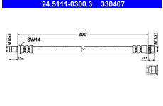 Brzdová hadice ATE 24.5111-0300.3