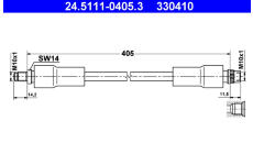 Brzdová hadice ATE 24.5111-0405.3