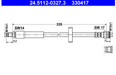 Brzdová hadice ATE 24.5112-0327.3