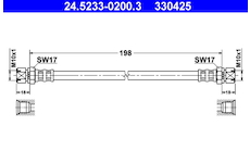Brzdová hadice ATE 24.5233-0200.3