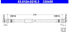 Brzdová hadice ATE 83.6124-0218.3
