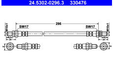 Brzdová hadice ATE 24.5302-0296.3
