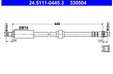 Brzdová hadice ATE 24.5111-0445.3