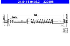 Brzdová hadice ATE 24.5111-0495.3