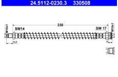 Brzdová hadice ATE 24.5112-0230.3