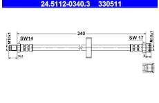 Brzdová hadice ATE 24.5112-0340.3