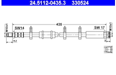 Brzdová hadice ATE 24.5112-0435.3