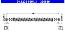 Brzdová hadice ATE 24.5229-0251.3