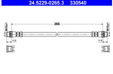 Brzdová hadice ATE 24.5229-0265.3