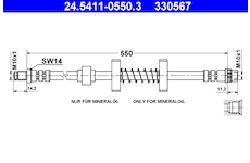Brzdová hadice ATE 24.5411-0550.3