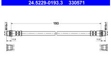 Brzdová hadice ATE 24.5229-0193.3