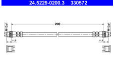 Brzdová hadica ATE 24.5229-0200.3