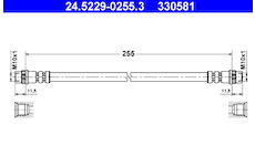 Brzdová hadice ATE 24.5229-0255.3