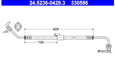 Brzdová hadice ATE 24.5236-0429.3