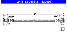 Brzdová hadice ATE 24.5112-0285.3