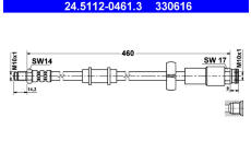 Brzdová hadice ATE 24.5112-0461.3