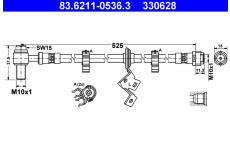 Brzdová hadice ATE 83.6211-0536.3