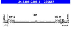 Brzdová hadice ATE 24.5305-0295.3