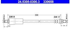 Brzdová hadice ATE 24.5305-0300.3