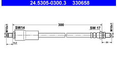 Brzdová hadice ATE 24.5305-0300.3
