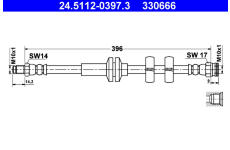 Brzdová hadice ATE 24.5112-0397.3