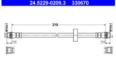 Brzdová hadice ATE 24.5229-0209.3