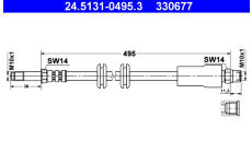 Brzdová hadice ATE 24.5131-0495.3