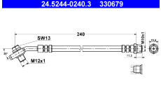Brzdová hadice ATE 24.5244-0240.3