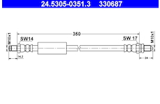 Brzdová hadice ATE 24.5305-0351.3