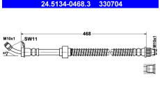 Brzdová hadice ATE 24.5134-0468.3