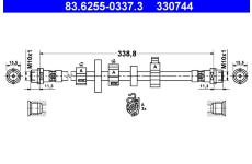 Brzdová hadice ATE 83.6255-0337.3