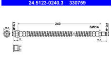 Brzdová hadice ATE 24.5123-0240.3